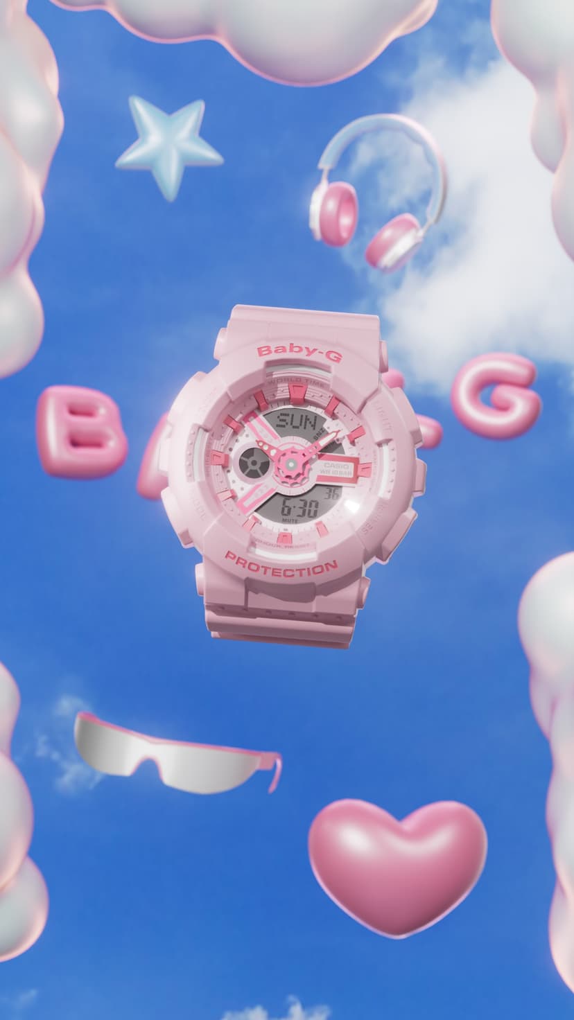 3D Motion Graphics x BABY-G Watches
